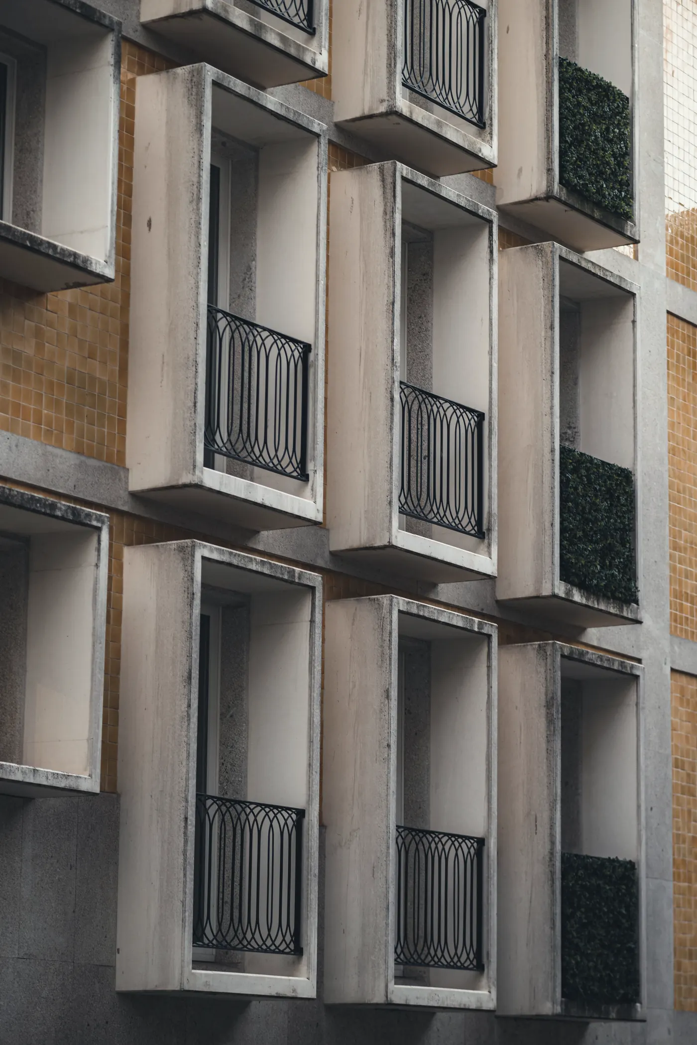 Balcones de la crujía interior.