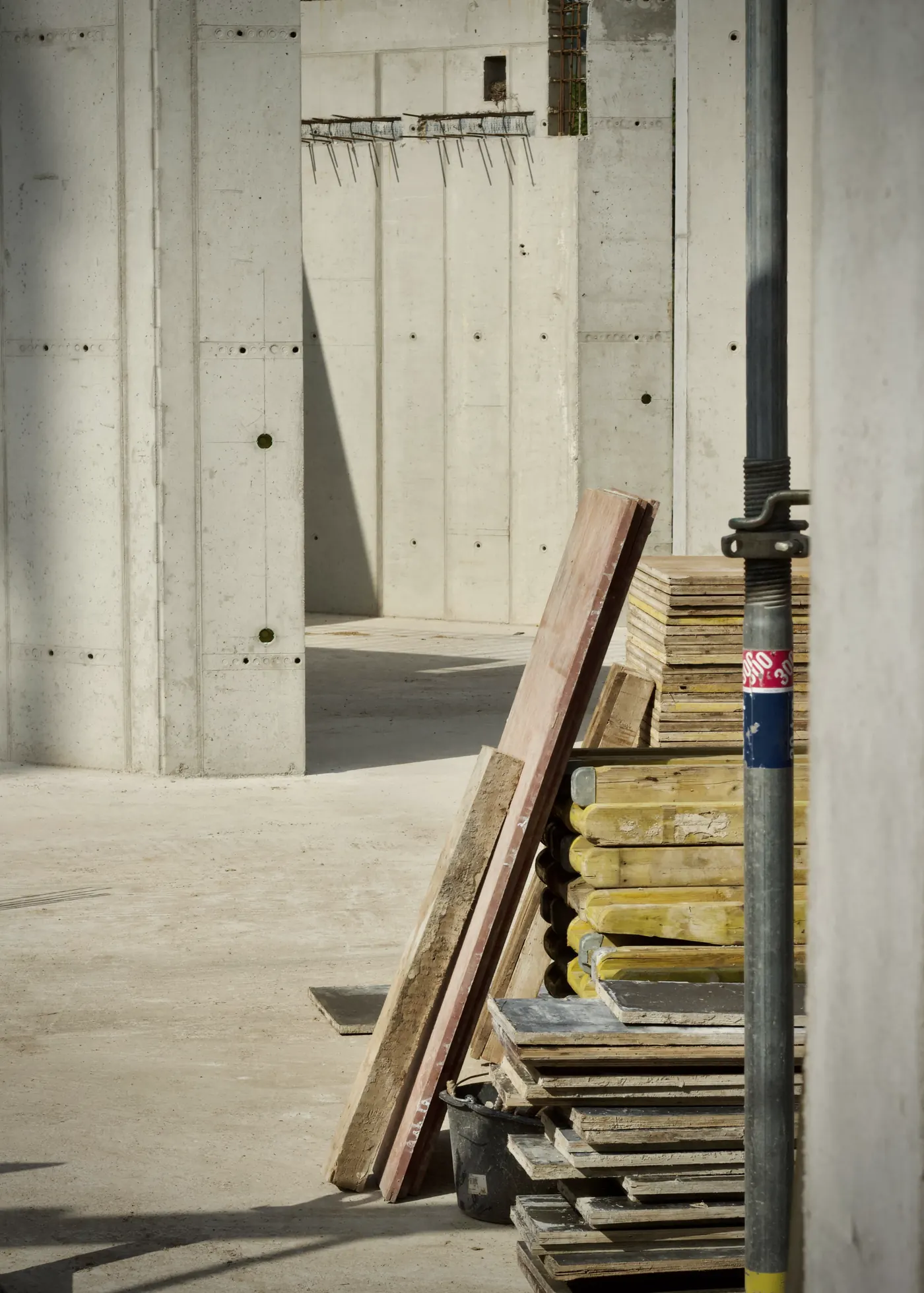 Acopio de material en planta 3.